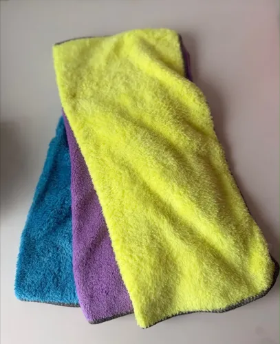 Flanelas super luxo em microfibra- 3 unidades