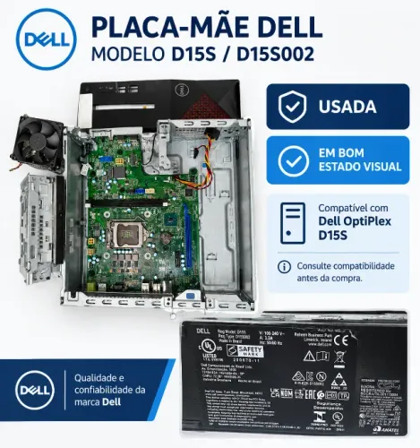 Placa-Mãe Dell OptiPlex D15S / D15S002