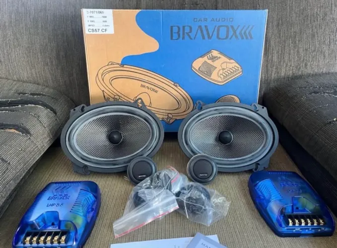 Kit duas vias raro Bravox Cs-57 CF Pioneer Focal Sony kenwood JL Adio