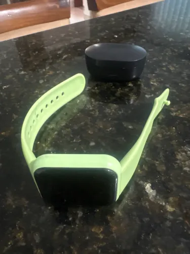 Fone de ouvido bluetooth + relógio smartwatch