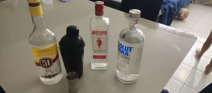 Kit bartender + bebidas