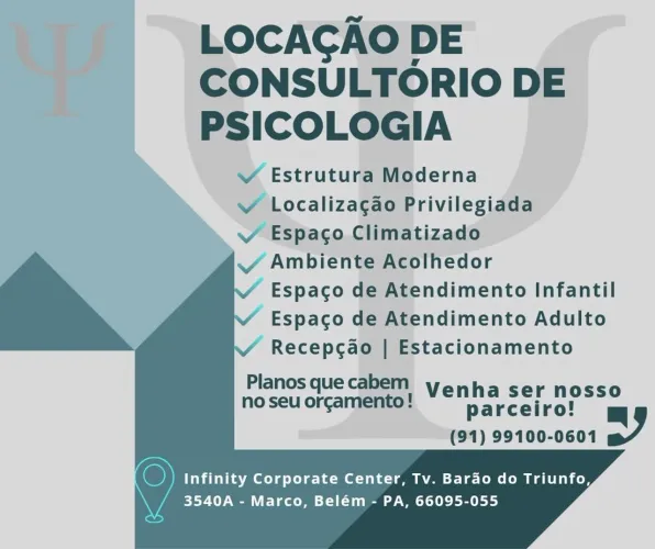 LOCAÇÃO DE CONSULTÓRIO DE PSICOLOGIA