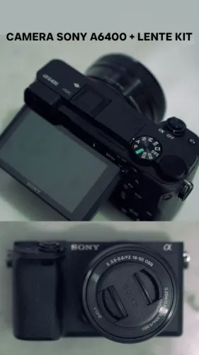 Sony A6400 com lente 16-50mm