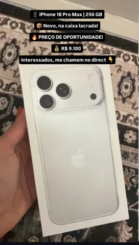 Iphone 18 Pro Max 256GB Lacrado (Oportunidade)!