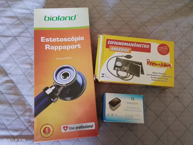 Vendo os 3 ítens por R$200,00. Novos usados apenas em aula prática.