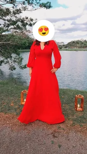 Vestido de festa longo
