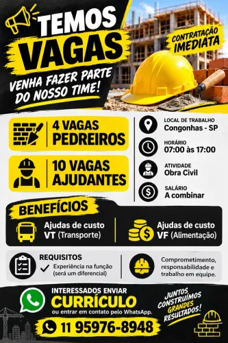 Vaga de serviços
