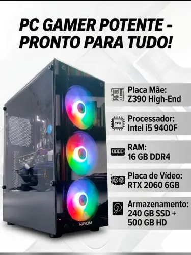 ? PC GAMER COMPLETO - INTEL I5 + RTX 2060 6GB | RODANDO TUDO! ?