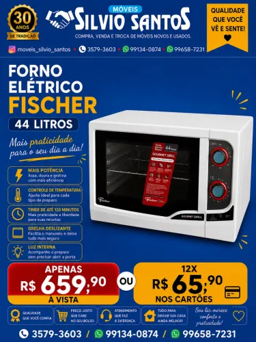 Forno elétrico 44lt com grill novo na caixa
