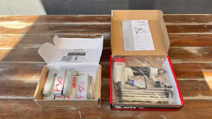 Pinadora Pneumática MTX 574109 NOVA + Kit de Pinos