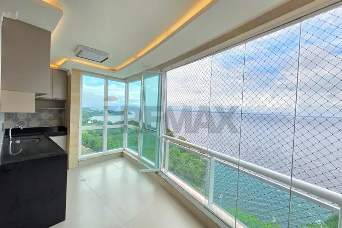 Vision 15º andar, 3 suítes, ponta negra, vista rio, 154 m²