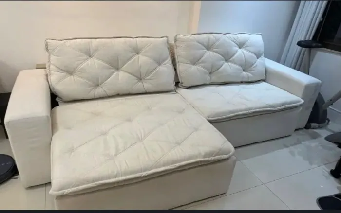 Sofá retrátil,comprado no lar shopping 
