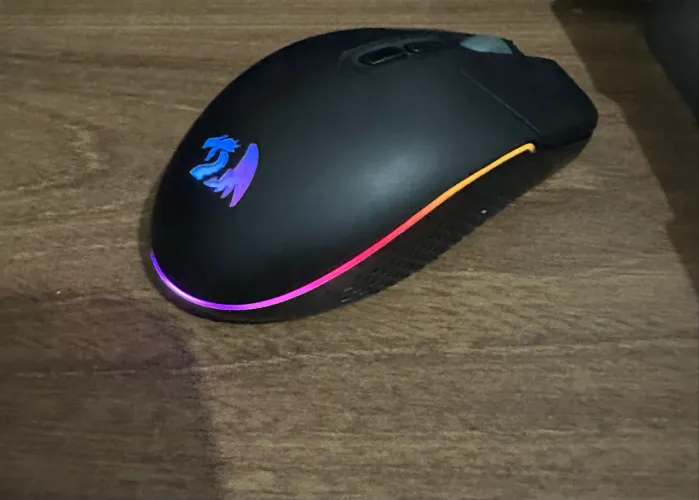 Mouse Redragon Invader Pro M719rgb sem fio preto
