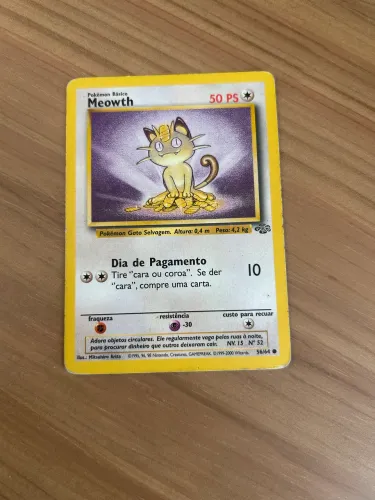 Carta Pokémon Meowth 
