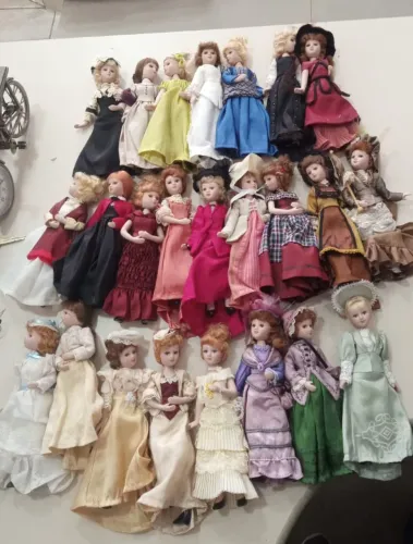 Bonecas de porcelana damas de epoca 