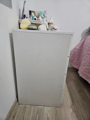 CÔMODA TOK STOK branca 3 gavetas