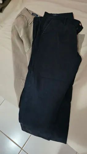 2 calças de marca com elastano