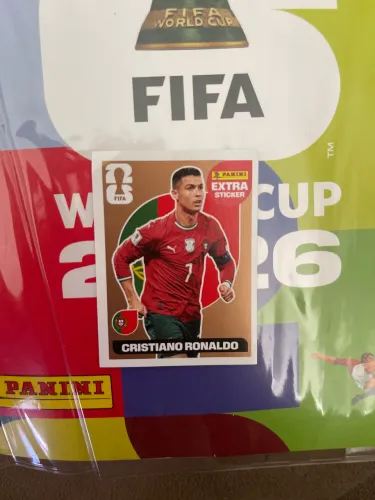 Figurinha Cristiano Ronaldo world cup 2026 bronze