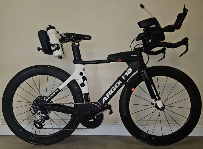 Bicicleta argon 18 e-116 2016 triathlon contra relogio bike tamanho XS