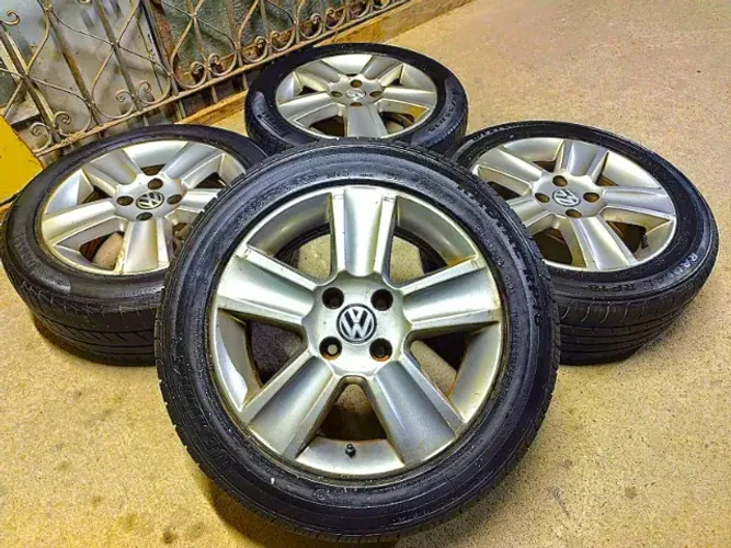 Rodas Aro 15" G5 Originais VW C/Pneus - Aceito Cartão