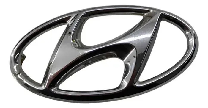 Emblema Grade Radiador Hyundai Hb20 15/19 863001s500 Prateado