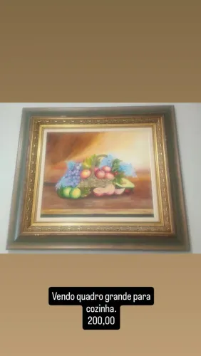 Quadro com moldura 70x70