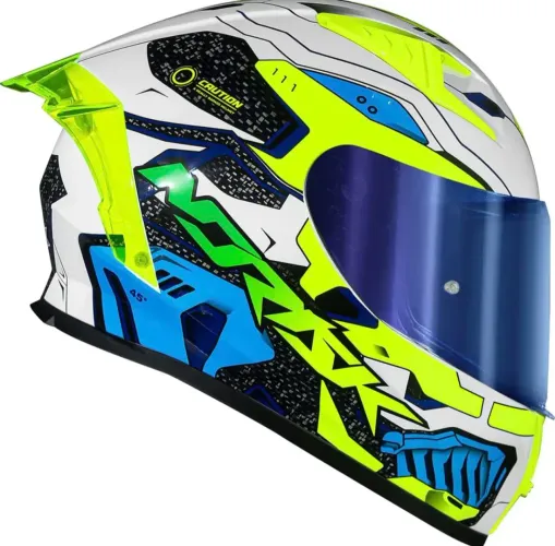 Capacete Helmet Norisk Flow Robot Amarelo Viseira