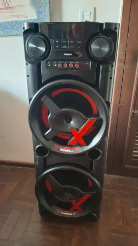 CAIXA DE SOM AMPLIFICADORA AMVOX 1900WRMS