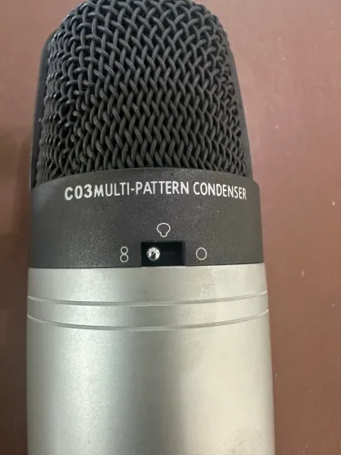 Microfone Condenser Samson C03 com Estojo
