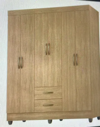 Guarda roupa na caixa