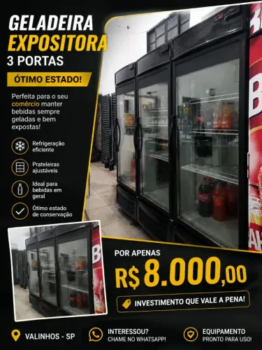 Cervejeira e geladeiras