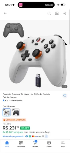Controle Gamesir