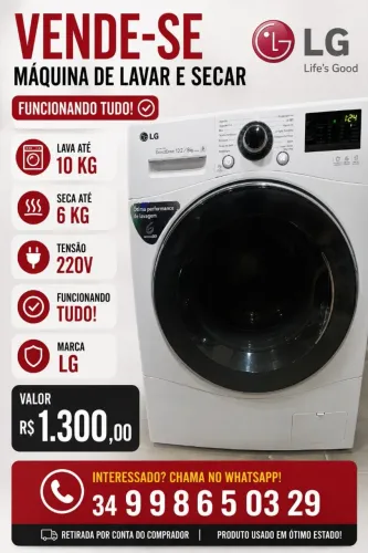 Máquina Lava e seca