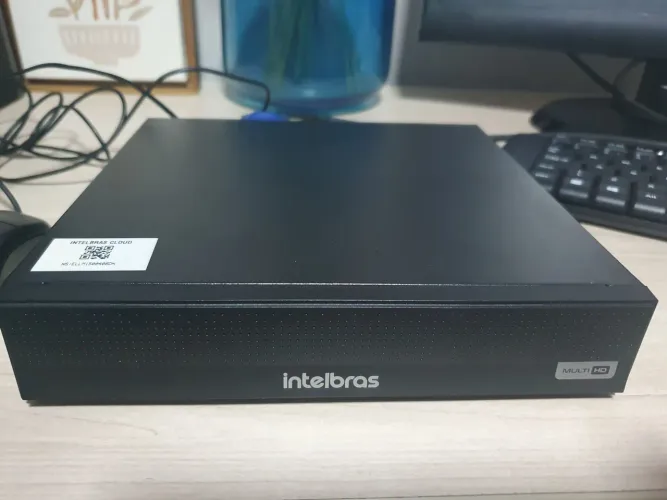 DVR Intelbras 8 canais + HD WD purple 1tb + câmera e fonte