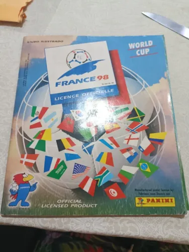Álbum completo Panini copa do mundo de 1998