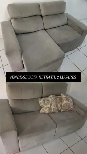 VENDE-SE SOFÁ RETRÁTIL 2 LUGARES