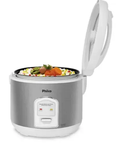 Panela de Arroz Philco 10 Xícaras PH10B Visor Glass Inox