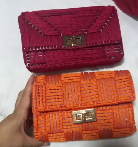 Bolsa de fio náutico na tela