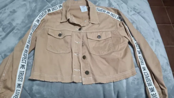 Jaqueta jeans marrom MARISA - SEMI-NOVA