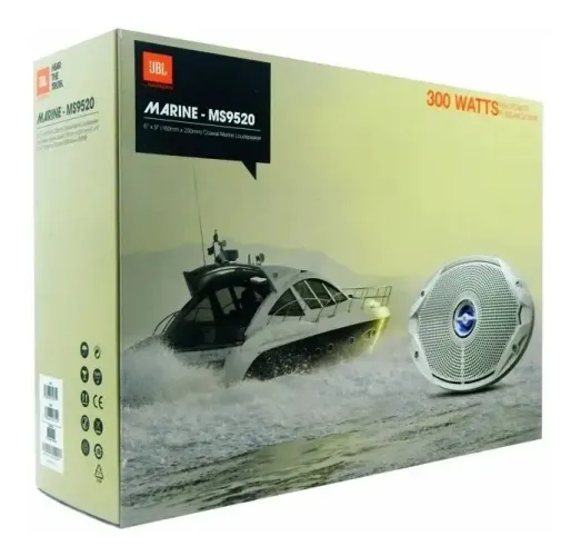 Par Falantes 6x9 Jbl Marine Ms9520 Náutico - 300w Marítimo