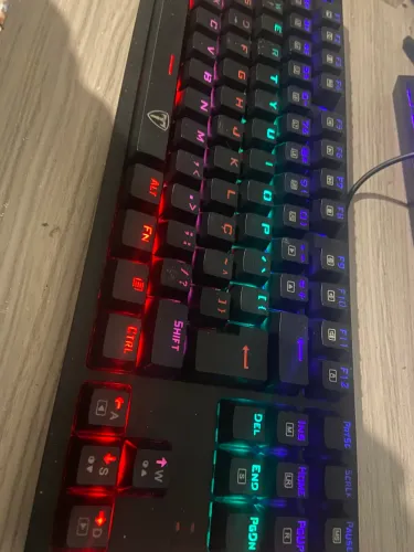Teclado Gamer Mecânico Excelente Estado Leia