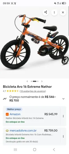 Bicicleta extreme, aro 16