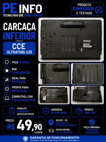 Carcaça Inferior CCE Ultrathin U25 Original