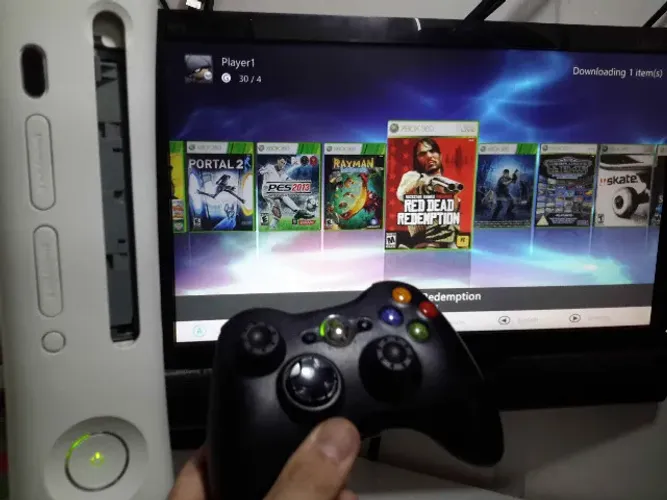 Xbox 360 desbloq c/ + de 50 jogos no hd ext de 320gb