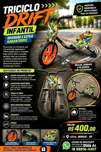 Triciclo drift