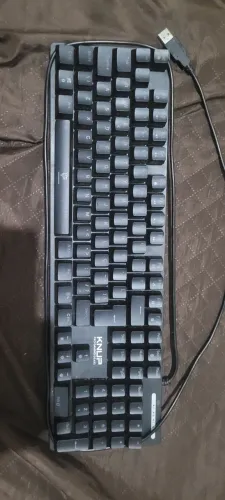 Teclado mecânico knup layout 100% para estudos, trabalhos e escritório