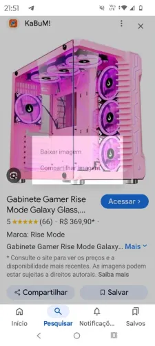 Gabinete gamer