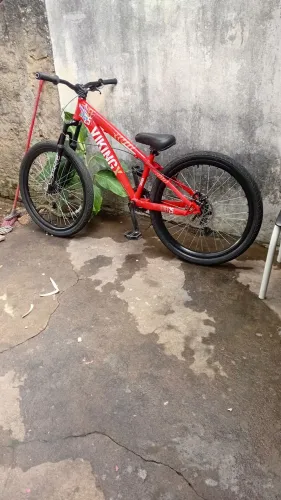 Bicicleta Vikingx tuff 25 vermelha