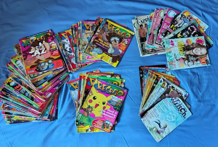 Lote Desapego Revistas Antigas (95 Recreio + 10 Witch + 12 Capricho) - Anos 2000