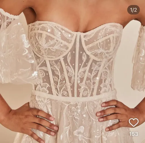 Vestido de Noiva Tomara que Caia,Marca My Vintage Dress